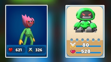 Merge blue monster battle run + merge rainbow 3d run - new update - merge simulator game