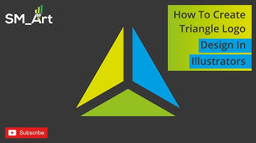 Triangle Logo Design In Illustrators | Adobe Illustrator Tutorials 2022