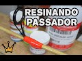 Como Resinar Passador de Vara - Fishing rod building