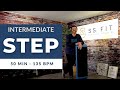 Step workout   intermediate step aerobics with steve sansoucie ss fit studio 135 bpm