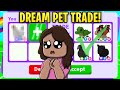 I TRADED MY DREAM PET AWAY!! (ADOPT ME TRADE PROOF)