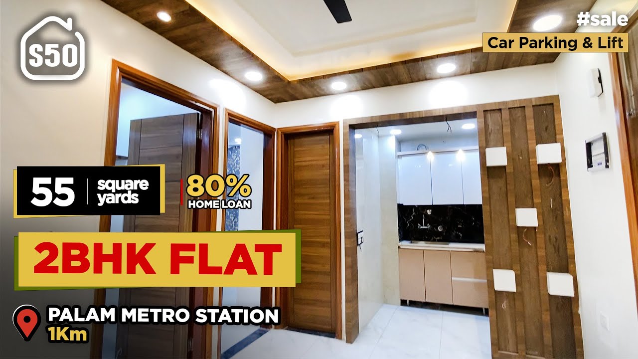 2 bhk flat for sale In Mahavir Enclave Bengali Colony | 55 Gaj | BRS SHOW S50 | 