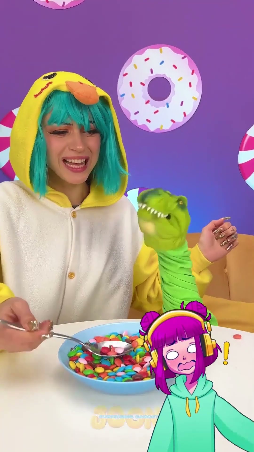 What will the dinosaur eat? ? Funny video #funny