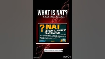 What is NAT? #networkingbasics #ccna #Network Address Translation