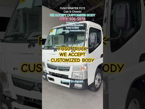 FUSO TRUCK WE ACCEPT CUSTOMIZED BODY 