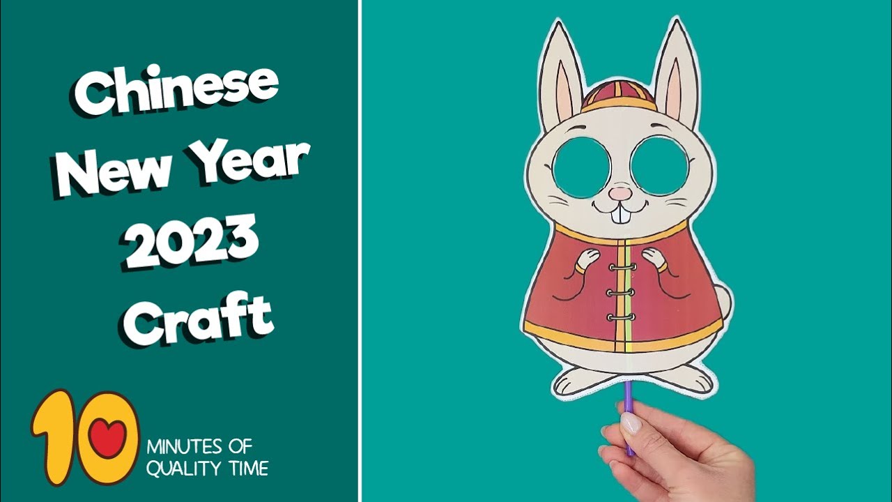 Chinese New Year 2023 Rabbit Mask