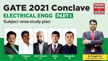 GATE 2021 CONCLAVE | Electrical Engg.(PART 1) |Network, Signal & Systems, Control System &Power Sys.