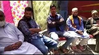 Er Rashied visit at mandi people welcome to him he speech about the condition of jandk and appeal to