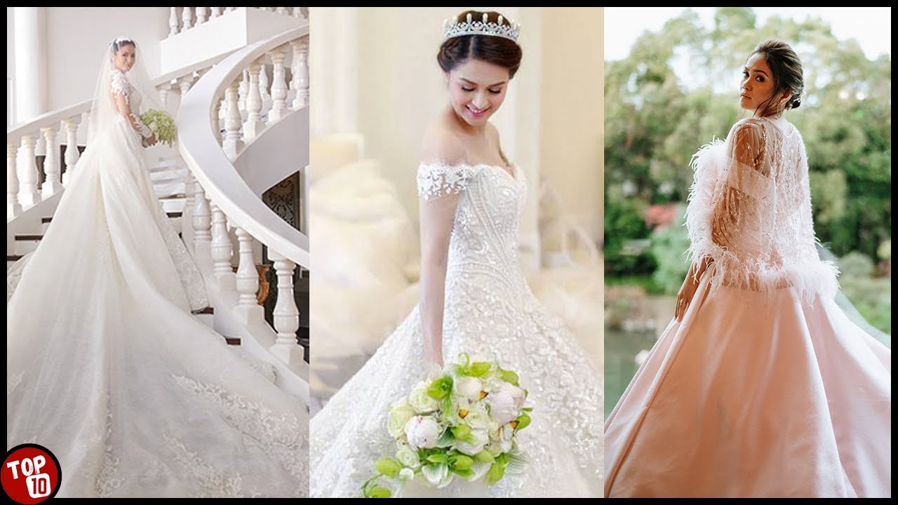 Most Expensive Wedding Dresses in the Celebrity Sphere