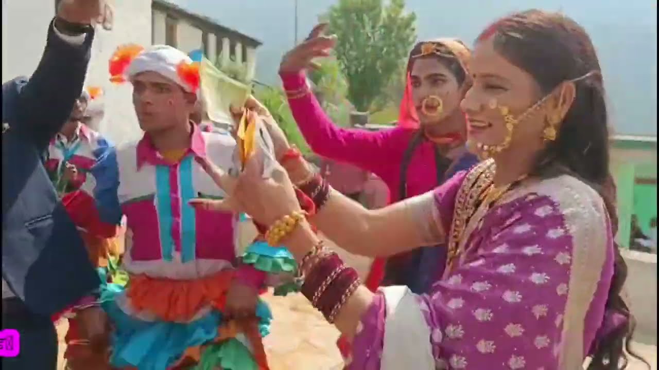 मेरे चाचा जी की शादी में 🙏🙏 छोलिया नृत्य