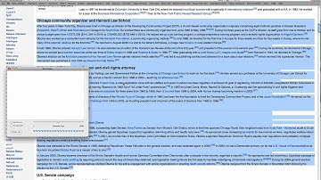 Summarizing text on Macs