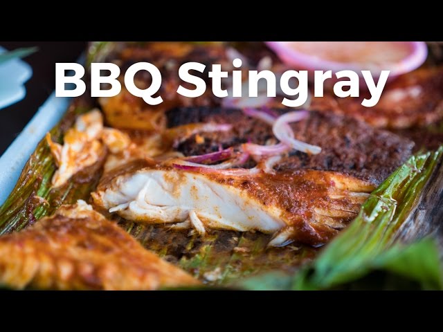 Best Singapore Food - BBQ Sambal Stingray at Chomp Chomp Food Centre! | Mark Wiens