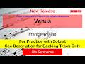 Venus : Frankie Avalon : Alto Sax Playalong for Practice with Soloist
