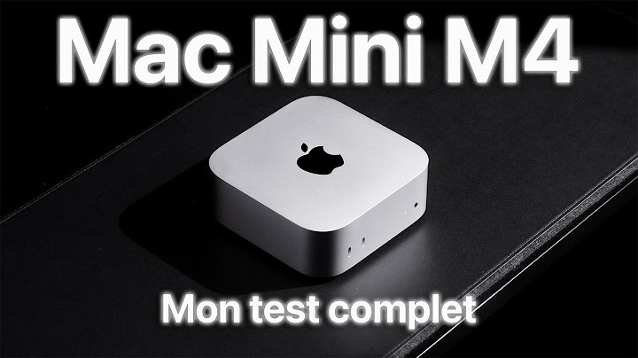 Mac Mini M4 - Que VAUT-IL? Mon TEST COMPLET