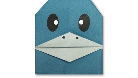 Cách gấp, xếp chim cánh cụt nói chuyện bằng giấy origami - Video hướng dẫn xếp hình - Chat Penguin