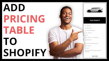 How to Add Pricing Table to Shopify Store [QUICK GUIDE]