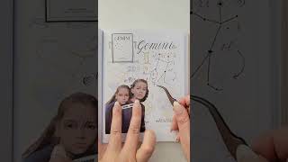 Gemini Zodiac Journal #asmr #satisfying #shorts #vintage #paper #gemini #zodiac #theme #journal screenshot 2