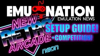 EMU-NATION: New RetroArcade Neon SETUP!
