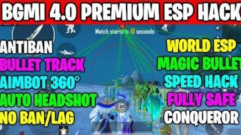 BGMI HACK 4.0 | BGMI 4.0 MOD APK | BGMI ESP HACK | BGMI NEW HACK TODAY | HOW TO HACK BGMI HACK
