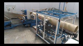 Automatic Spiral Paper Core and Tube Production Line with Online Fine Cutter (SPTM 600 | ETW 600)