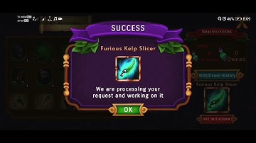 Forest Knight - How to withdraw NFTs using transfer potion