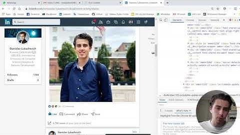 Web Scraping LinkedIn  - Collect, Visualize & Analyze Data: Likes, Views, Comments | Python