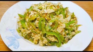 青椒鸡蛋不要直接炒，很多做错了，教你正确做法，出锅比肉好吃