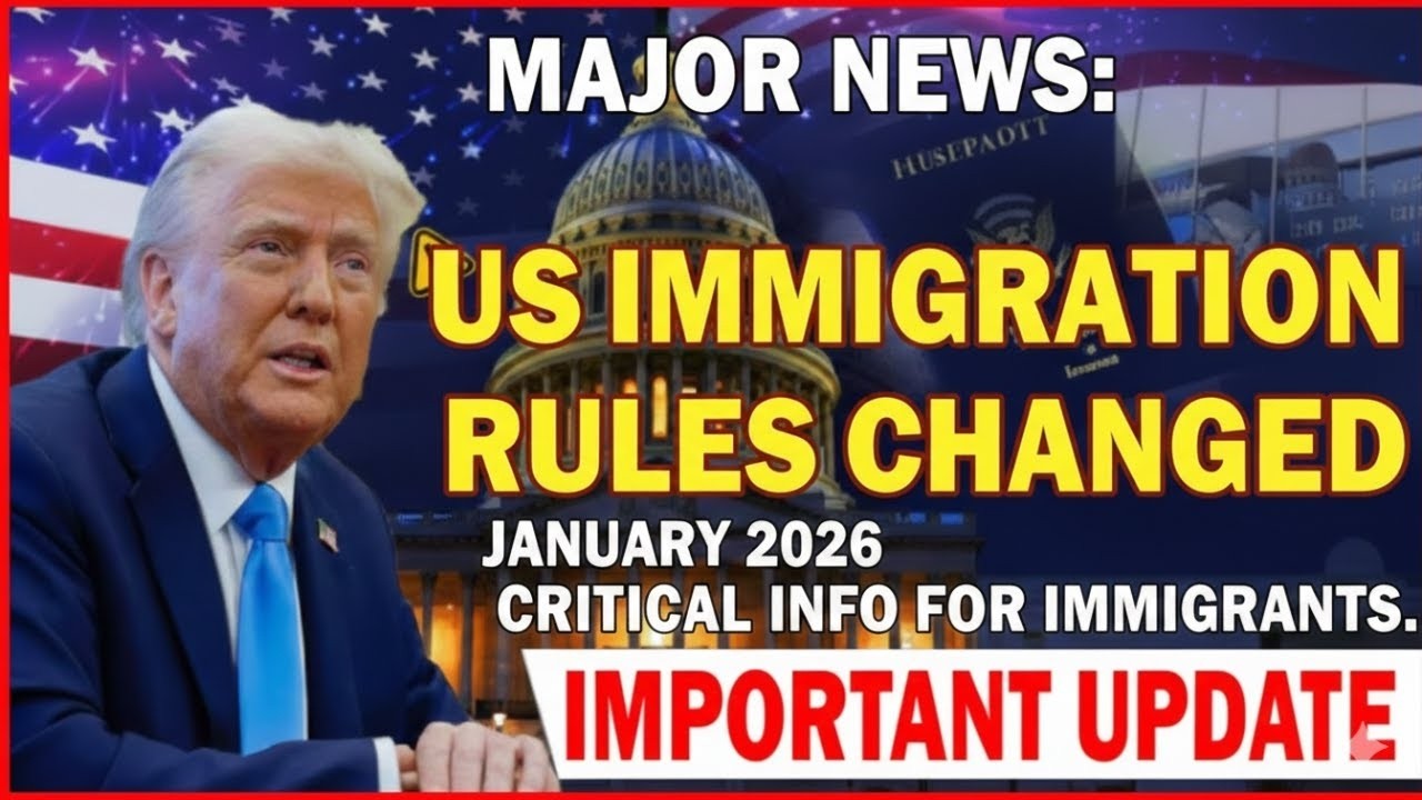 News: USMajor Immigration Changes January 2026 (Critical Info for Immigrants