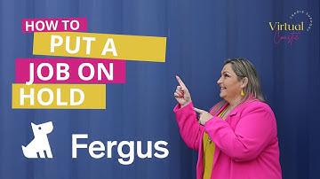 Never Lose a Lead Again! How to Put Jobs on Hold in Fergus