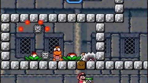 SuperMarioWorld Custom Level Bullet Bill Castle