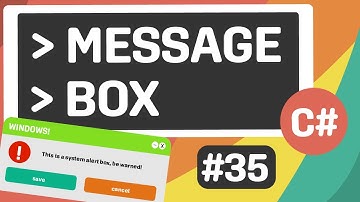 Learn C# - Message Box - Episode #35