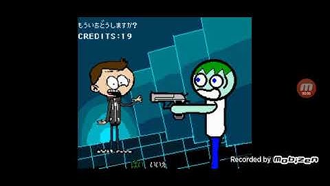 NES Japanese Bootleg AlfonzFanGamer in Virtual World Continue and Game Over Screen