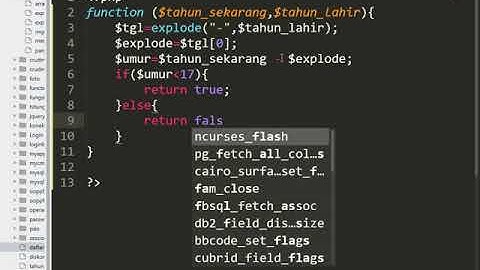 Code PHP supaya tidak bisa daftar ketika umur kurang