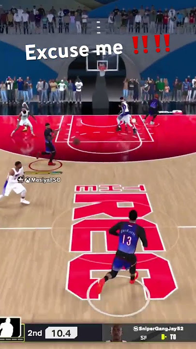 Excuse me‼️Thats how you split a double  #2k25 #top10playsoftheweek