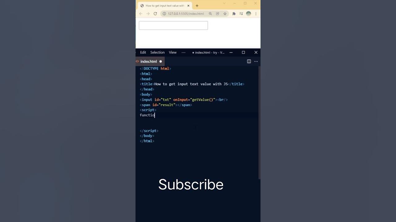 How to get input element of javascript on mobail app html css 