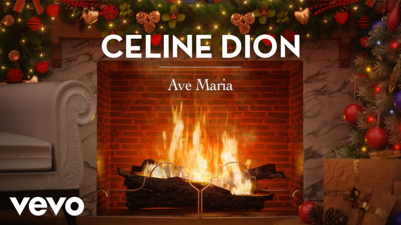 Céline Dion - Ave Maria (These Are Special Times Yule Log Edition) - Youtube