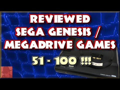 SEGA GENESIS / MEGA DRIVE खेळांचे पुनरावलोकन केले - 51 ते 100 !!! - एनजेनकिन रेट्रो गेमिंग चॅनेल