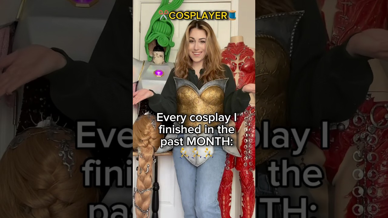 Every cosplay Cee finished this past month! #cosplay #c2e2 #art #sewing