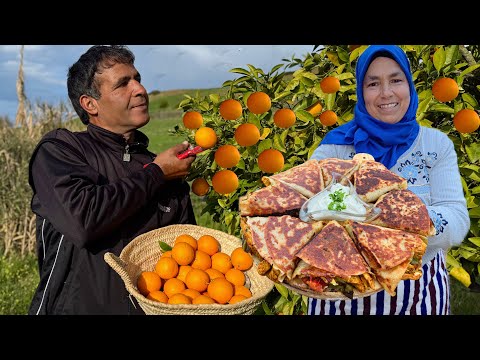 جني البرتقال و اعداد الفطائر بحشوة لذيذة خلال شهر رمضان 