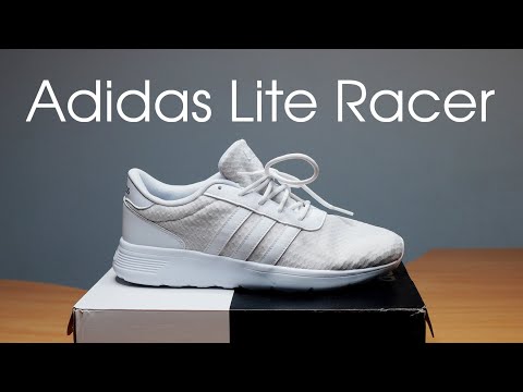 Video: Սպորտային կոշիկներ LITE RACER 2.0 HALBLU - HAZSKY - FTWWHT, adidas