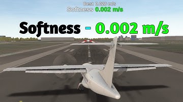 ATR 42 - LHR London - Softness - 0.002 m/s.