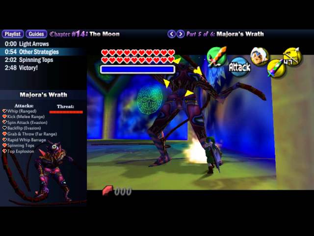 Legend of Zelda Majora's Mask Walkthrough 14 (5/6) "Final Boss: MAJORA'S WRATH"