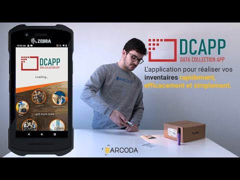 Application mobile d'inventaire simple DCAPP avec Zebra