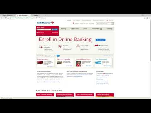 Bank of America Online Banking Login Tutorial