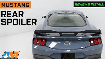 2024-2025 Mustang Dark Horse Style Rear Spoiler Review & Install