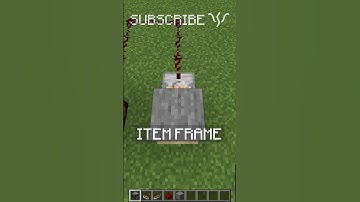 Are your ITEM FRAMES too boring? Just add COMPARATORS! | Redstone with PsiVolt #minecraft #redstone