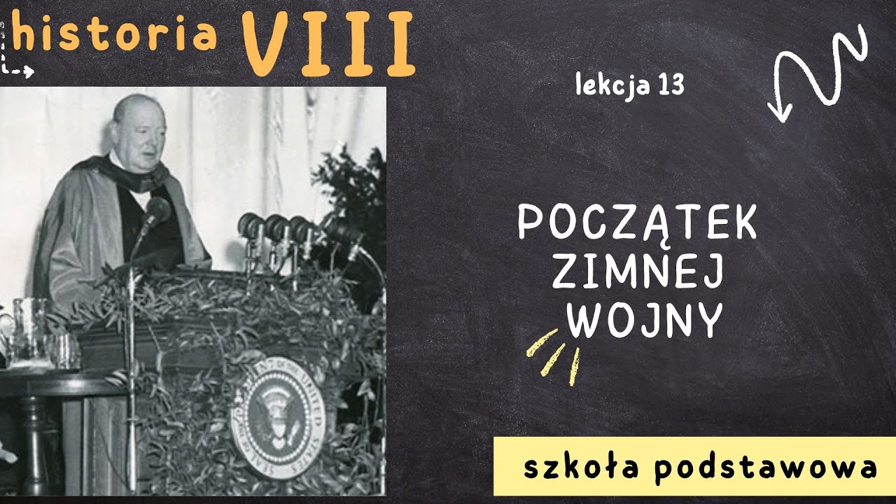 Historia 8 [Lekcja 13 - Początek zimnej wojny] - YouTube