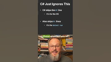 C#14 Nieuwe functie: scriptrichtlijnen #csharp #dotnet #netframework #dotnetconf