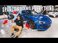 INSTALLING SPARCO RACING SEAT IN THE DRIFT BRZ! *SPARCO RACING HAUL*