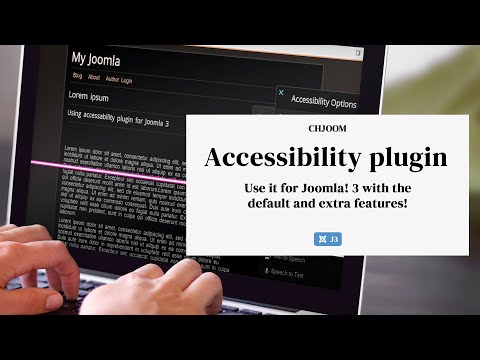 Accessibility plugin for Joomla v3 (free)